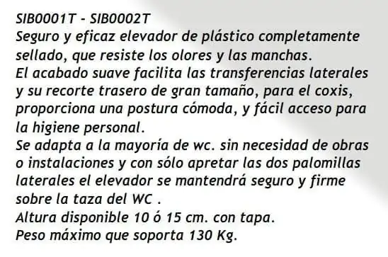 Elevador de WC con tapa - Imagen 2