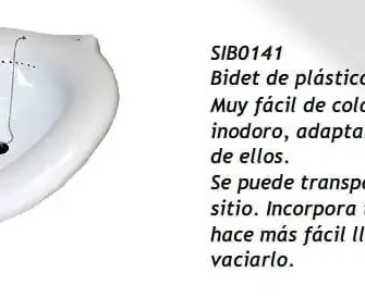 Bidet para WC con tapón