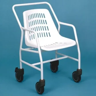 Silla con ruedas para baño