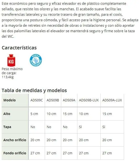 Elevadores de wc económicos - Imagen 6