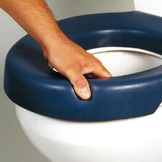 Elevador de wc con asiento antidesizante BLUE