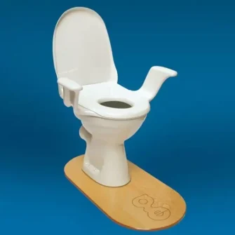 Asiento de wc con brazos y aro reductor Family
