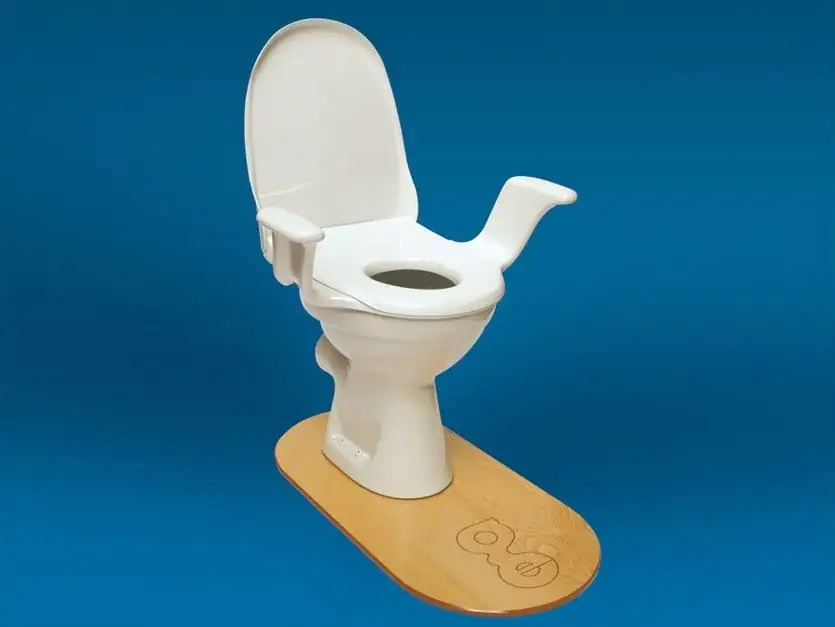 Asiento de wc con brazos y aro reductor Family