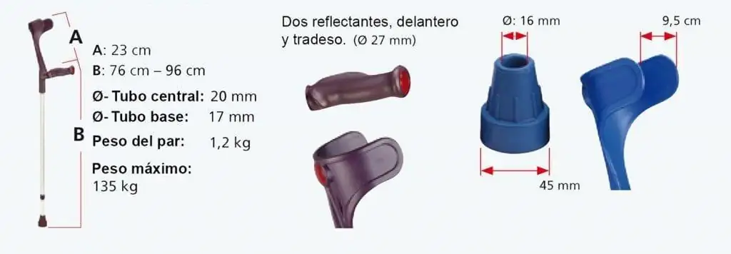 Bastón con puño anatómico blando - Imagen 3