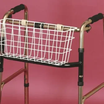 Cesta metálica para caminadores