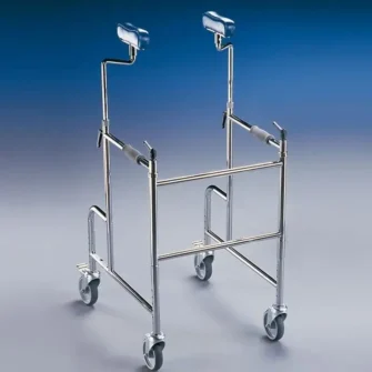 Caminador axilar plegable