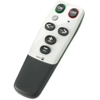 Mando a distancia de television con botones grandes