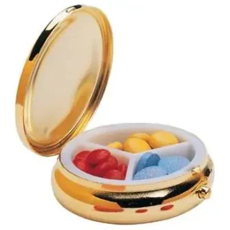 Pastillero diario elegante Round Fashion