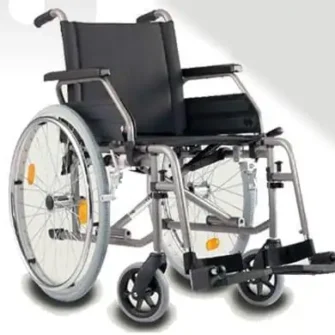 Silla de ruedas Económica de acero SIM0004AC
