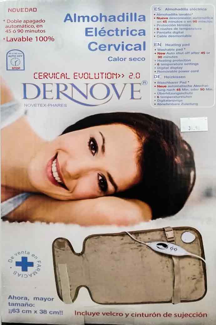 Almohadilla Eléctrica Cervical – Diagonal Mar, Farmacia y Ortopedia