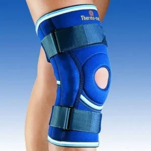 Rodillera de neopreno con articulaciones policéntricas