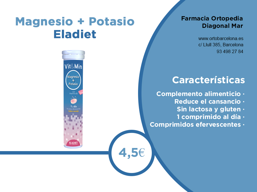 Magnesio + Potasio Eladiet