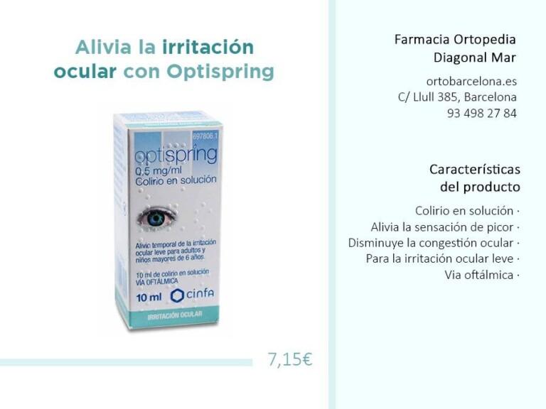 Alivia la irritación ocular con Optispring | ALQUILER y Venta Diagonal ...
