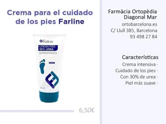 crema para el cuidado de los pies Farline