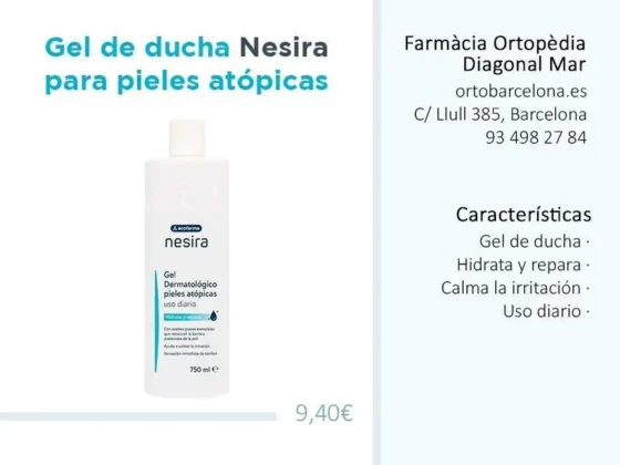 nesira gel pieles atópicas barcelona