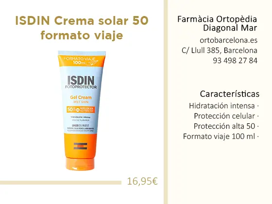 isdin fotoprotector barcelona viaje
