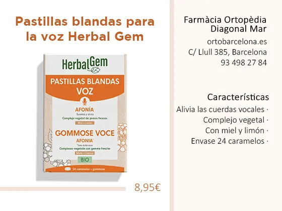 pastillas blandas voz herbalgem barcelona