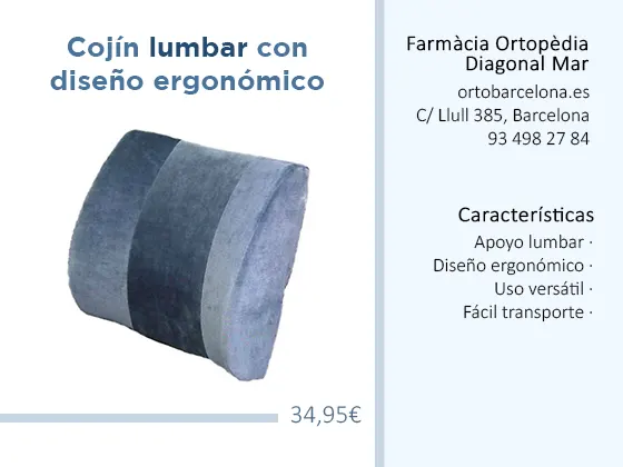 cojin lumbar ergonomico barcelona