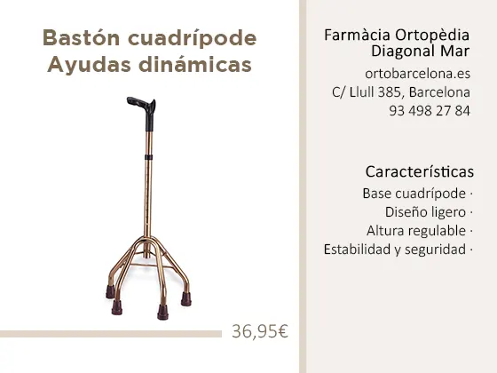 baston cuadripode ayudas dinamicas barcelona