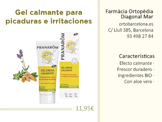 pranarom gel crema calmante barcelona